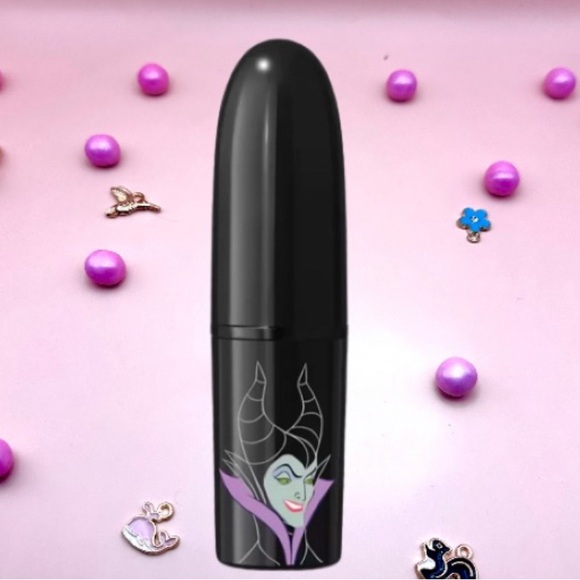 M.A.C AMPLIFIED LIPSTICK DISNEY FAVOURITES Maleficient IN DARK DEED NIB - Picture 3 of 11